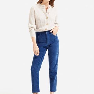 Everlane Blue Corduroy Pants